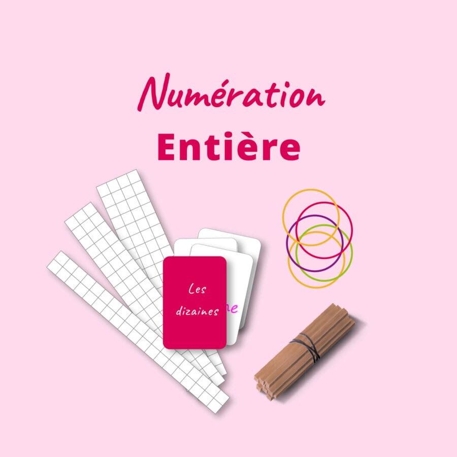 Rééducation numération entière - matériel orthophoniste