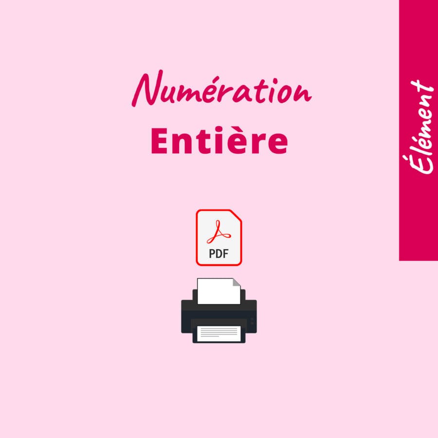 Rééducation numération entière - matériel orthophoniste